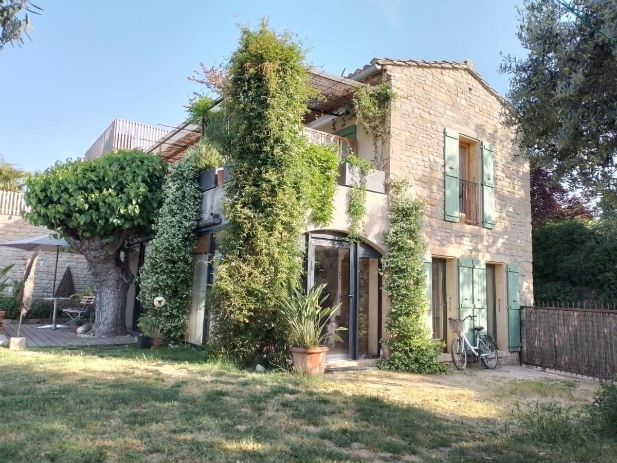 Charming Stone Villa With Pool & Garden Montaren-et-Saint-Mediers Exterior photo